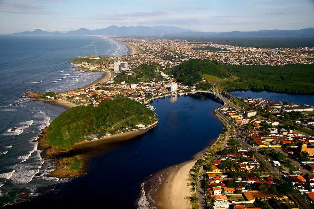 Vista aérea de Itanhaém